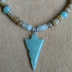 Green Aventurine Arrowhead Necklace